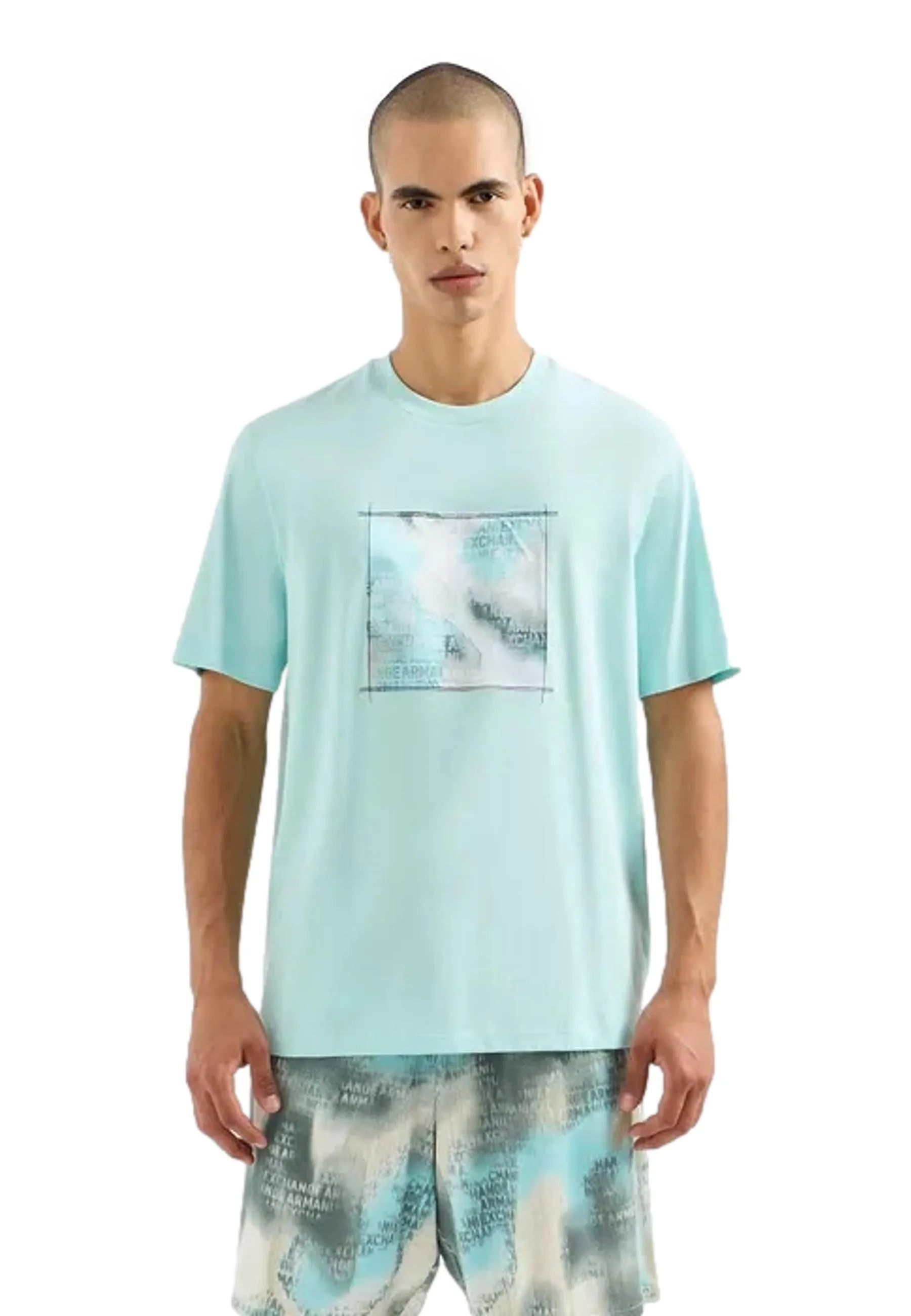 T-shirt regular fit con stampa fotografic