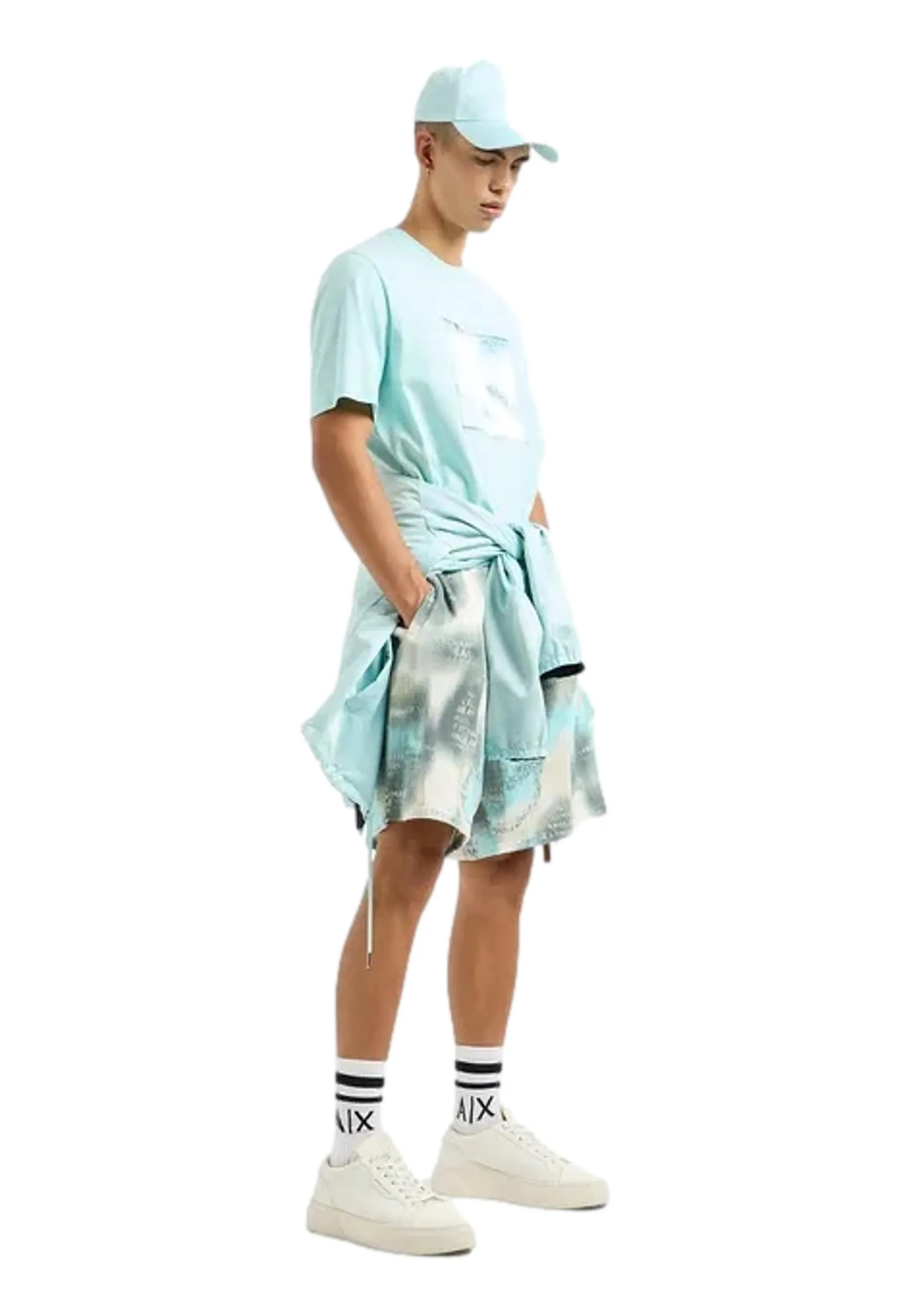 T-shirt regular fit con stampa fotografic