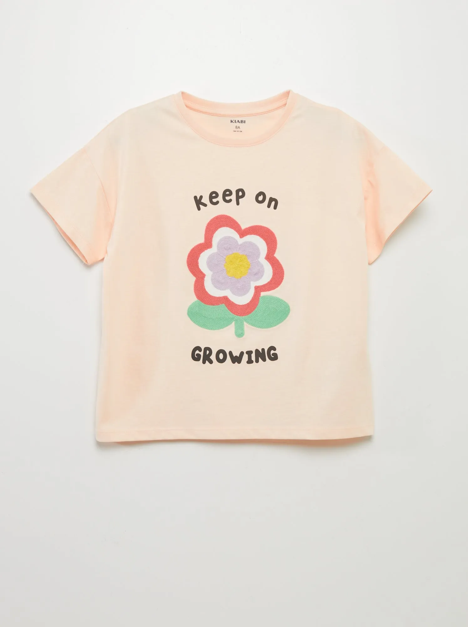 T-shirt vivace con maniche corte - ROSA