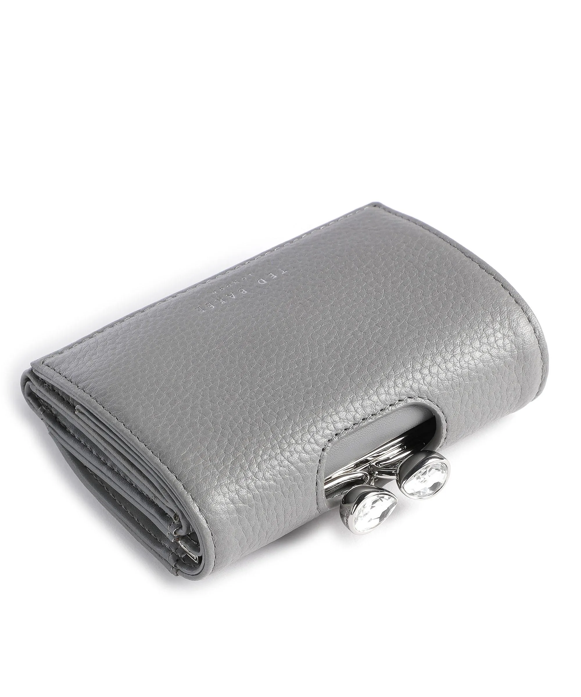  Ted Baker Alyesha Portafoglio pelle di vacchetta grana grigio  