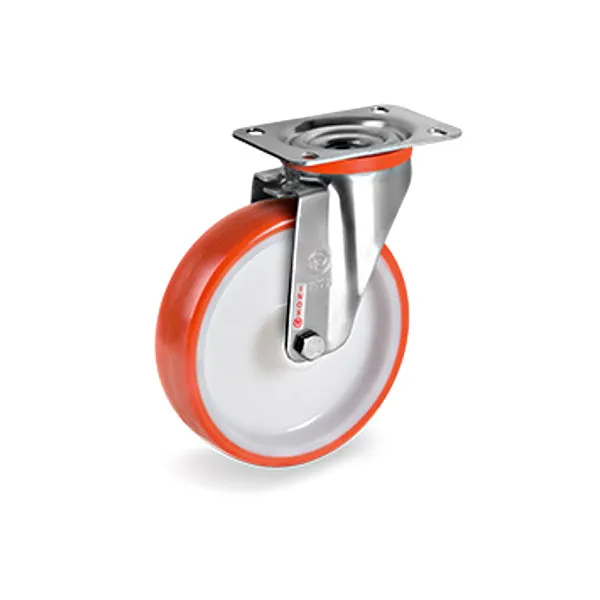 TELLURE ROTA RUOTA 60 SUPPORTO GIREVOLE INOX D.MM200 KG300