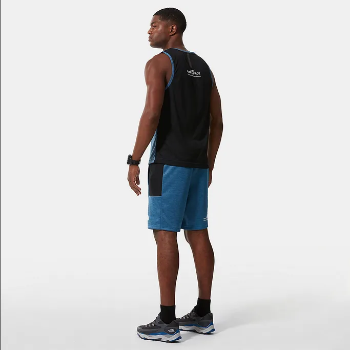 The North Face Canotta uomo Mountain Athletics NF0A5IEV5V9 banff blue dark heather-black