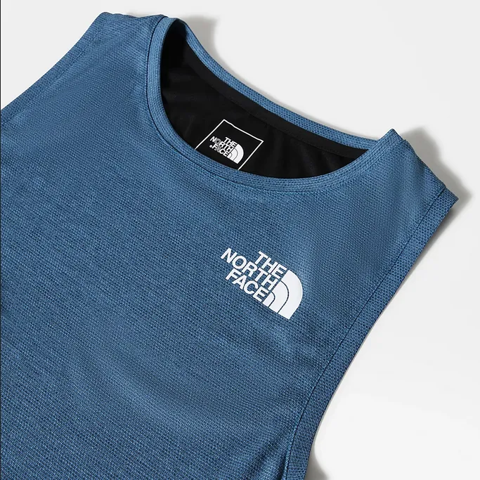 The North Face Canotta uomo Mountain Athletics NF0A5IEV5V9 banff blue dark heather-black
