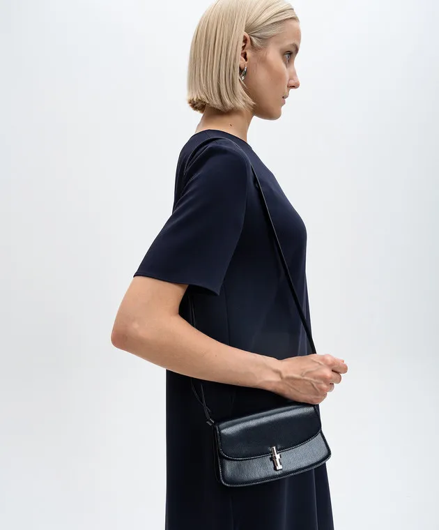The Row Borsa a tracolla Sofia in pelle blu W1569L39