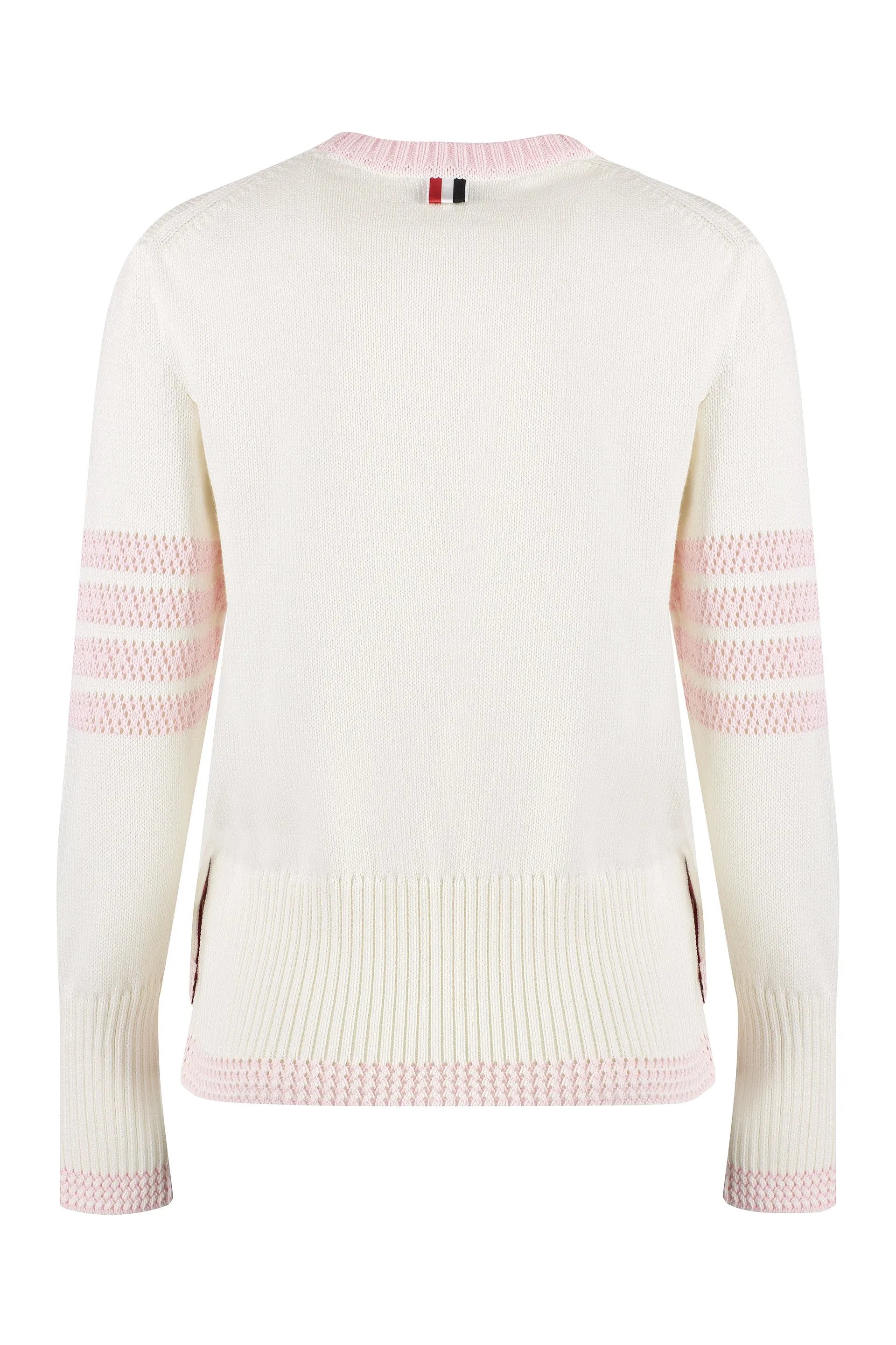 Thom Browne Maglione girocollo in cotone