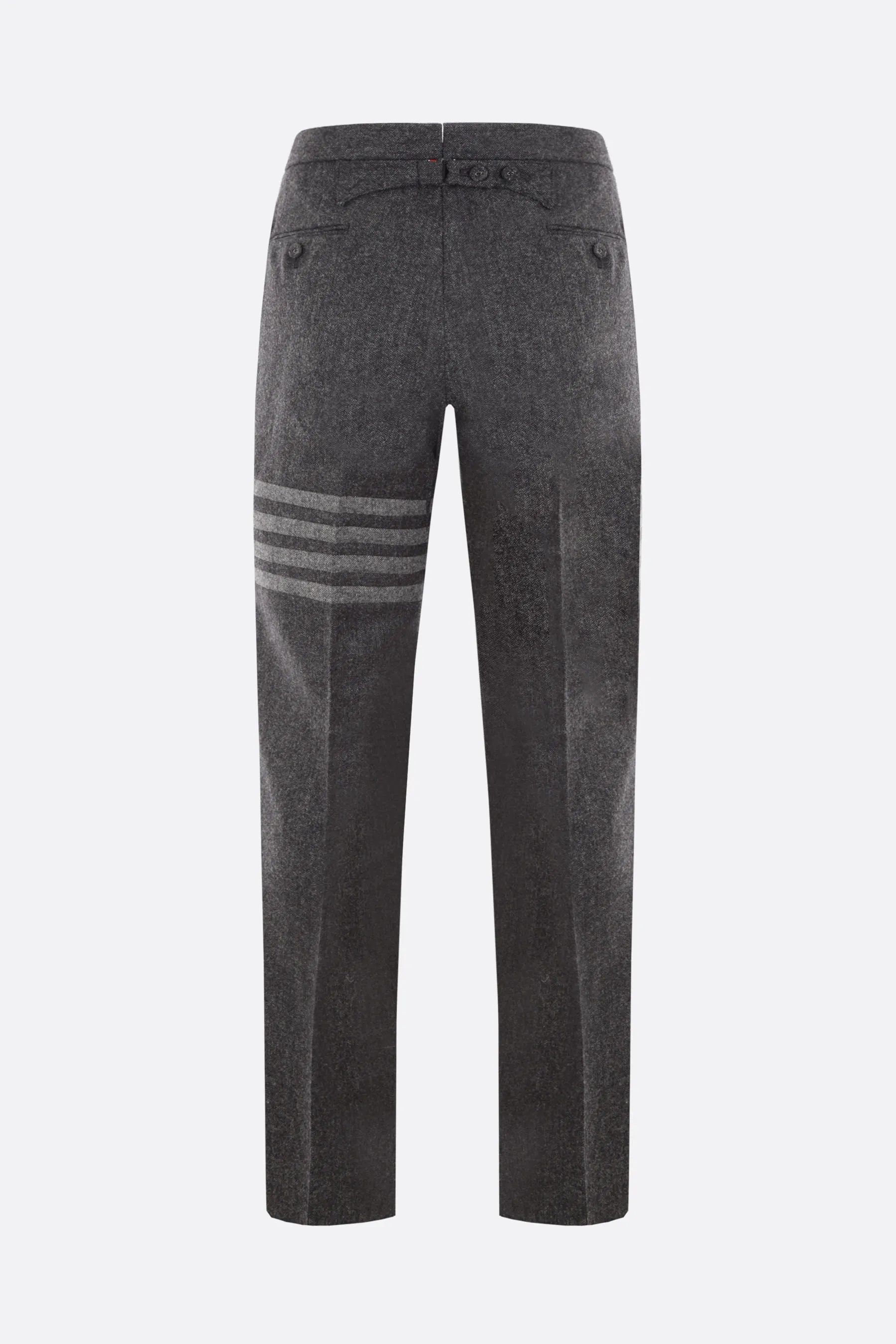  THOM BROWNE pantalone a gamba dritta in lana 4bar 