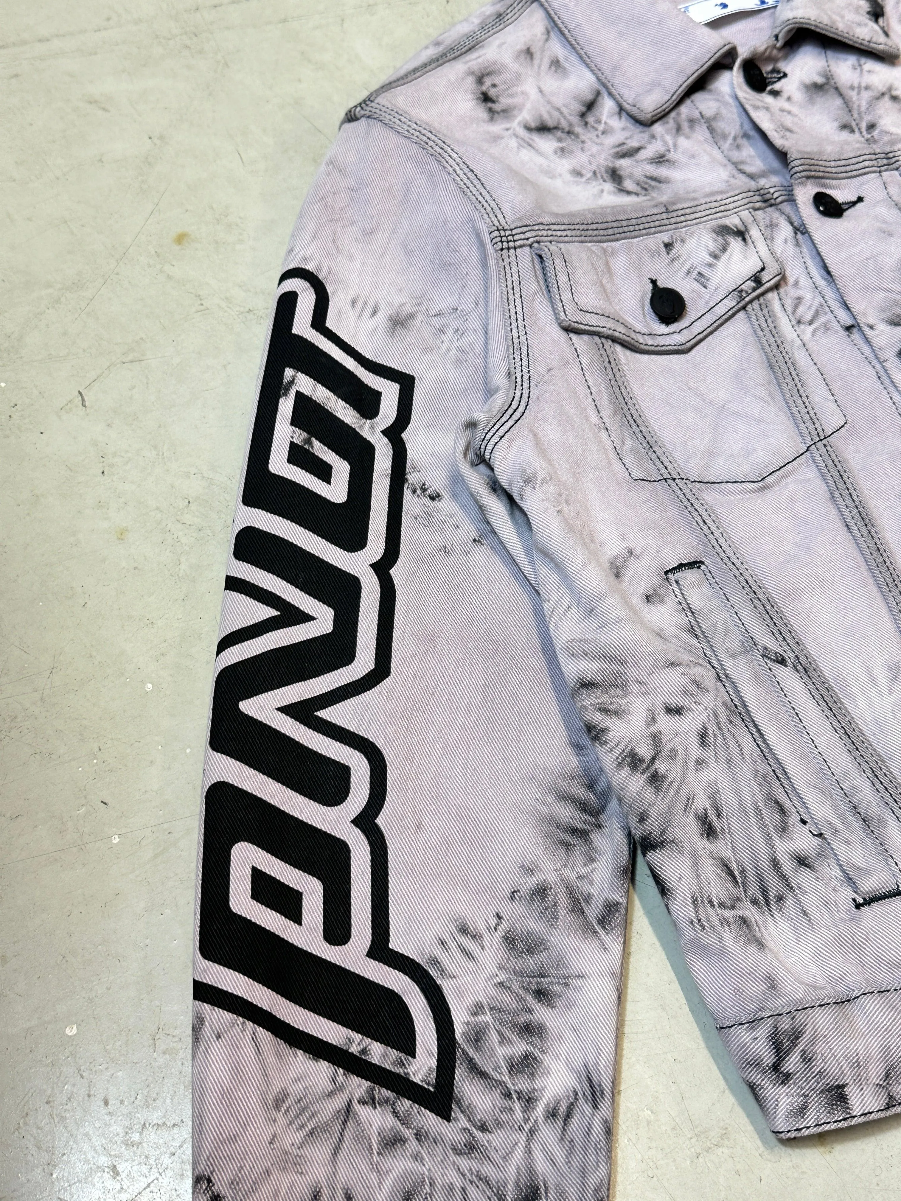Tie-Dye Denim Jacket
