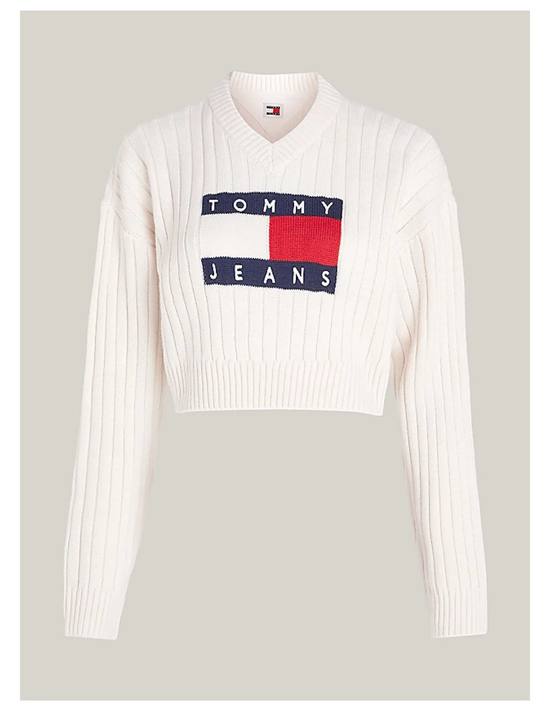 TOMMY JEANS PULLOVER DONNA VNCK CENTER FLAG