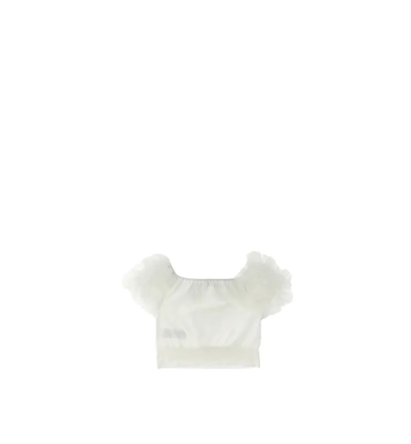 Top con tulle