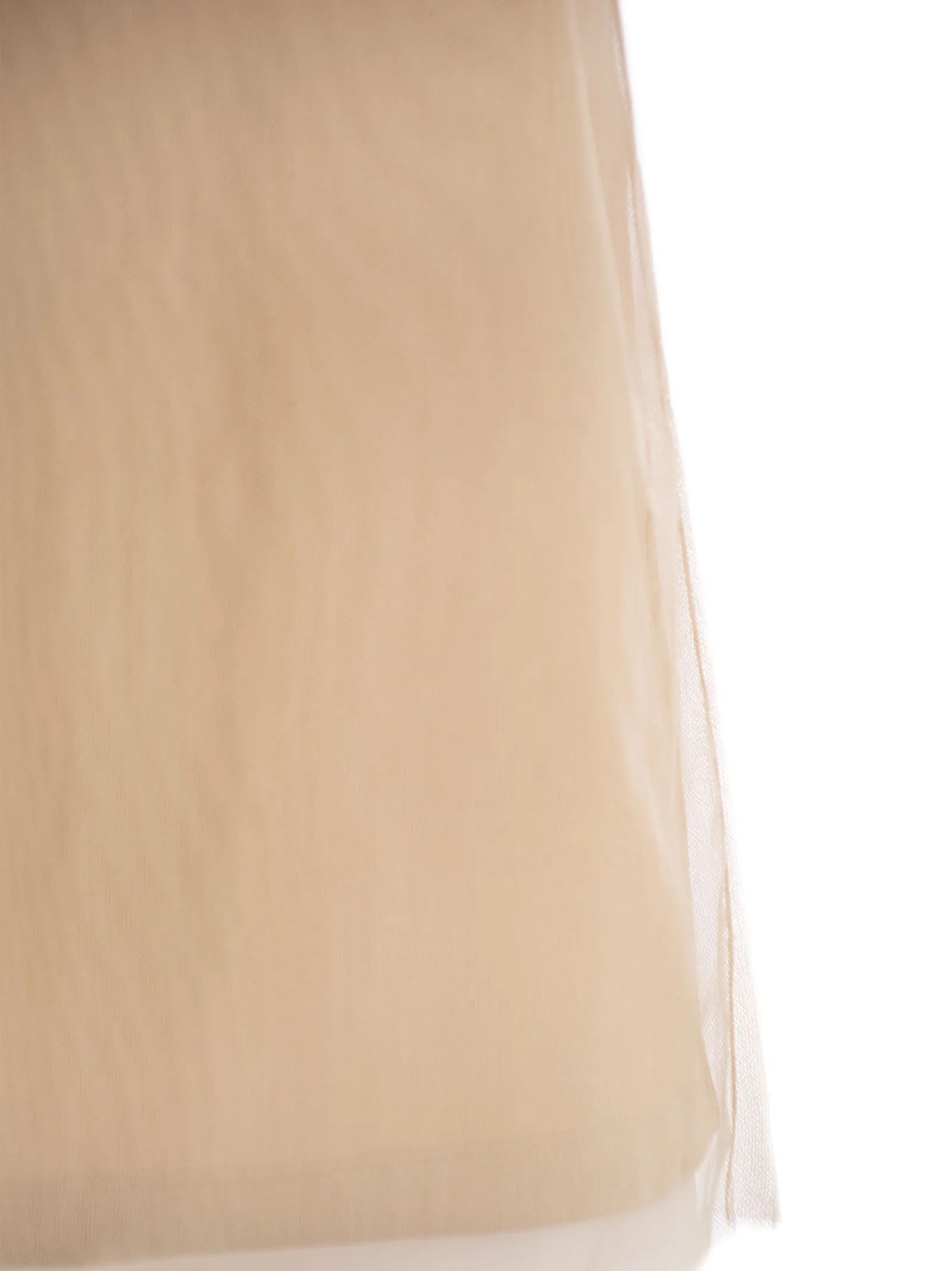 Top in jersey con tulle