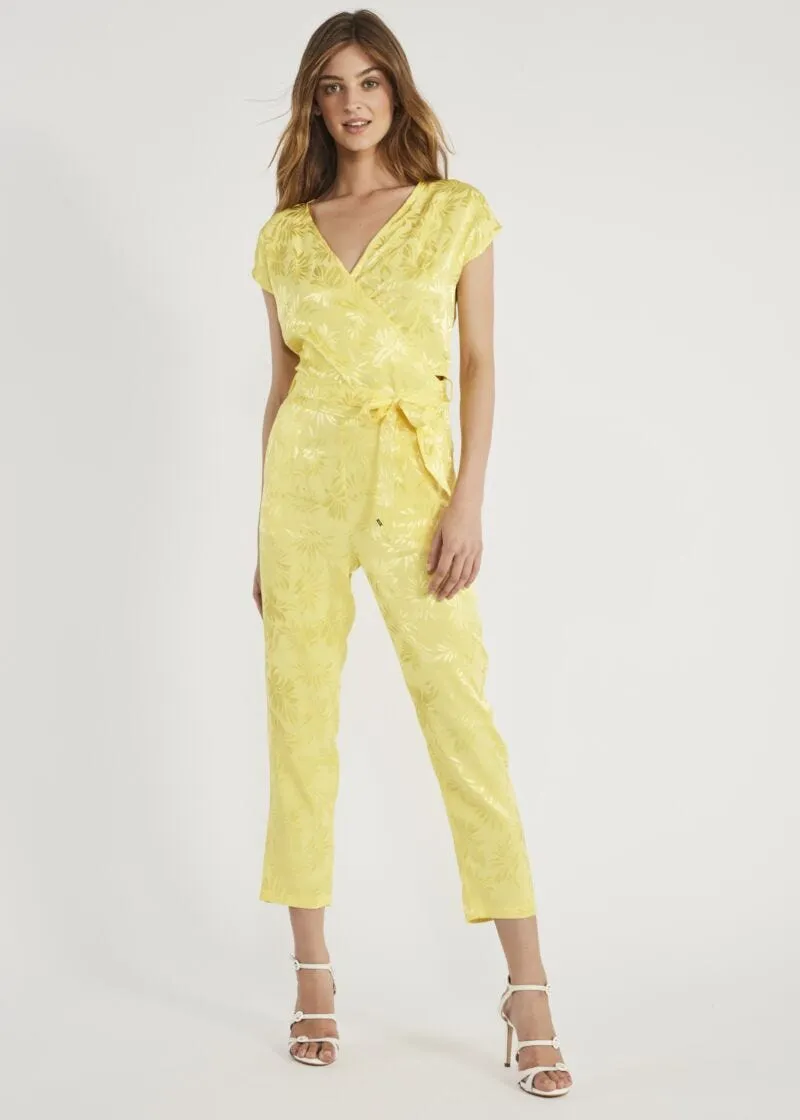 Tuta in viscosa jacquard