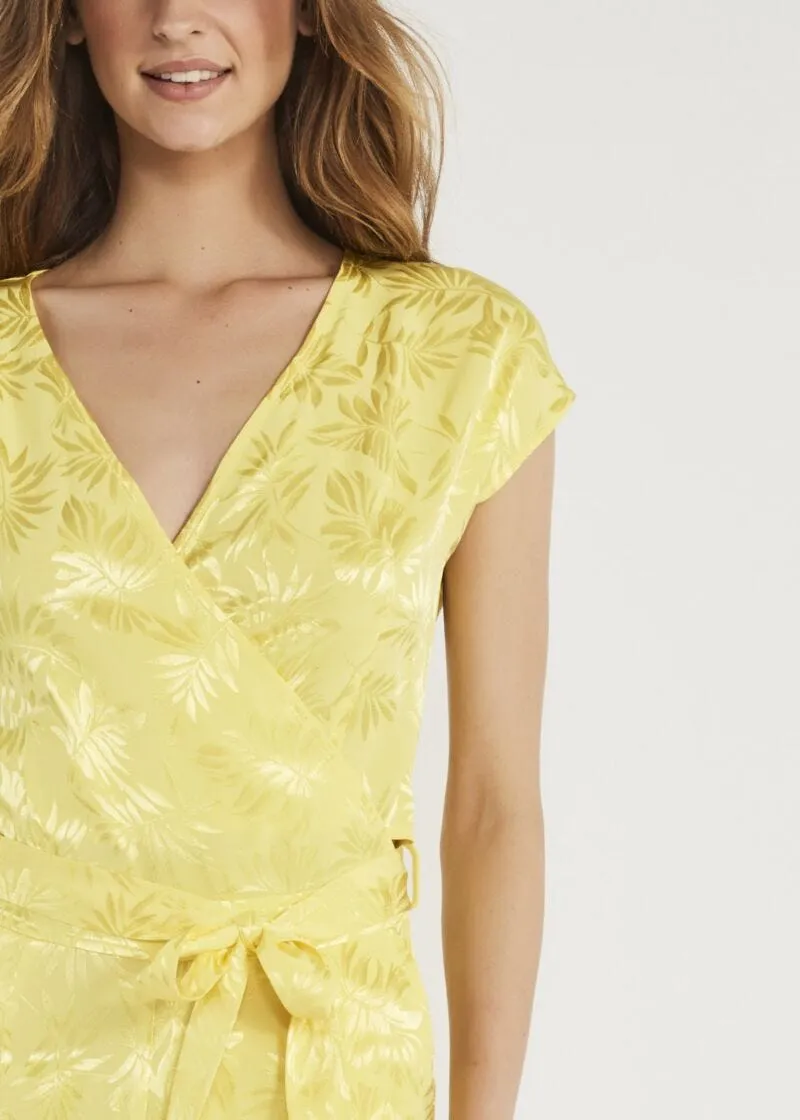 Tuta in viscosa jacquard