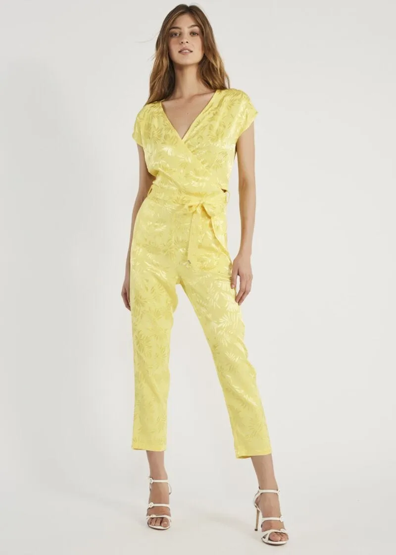 Tuta in viscosa jacquard