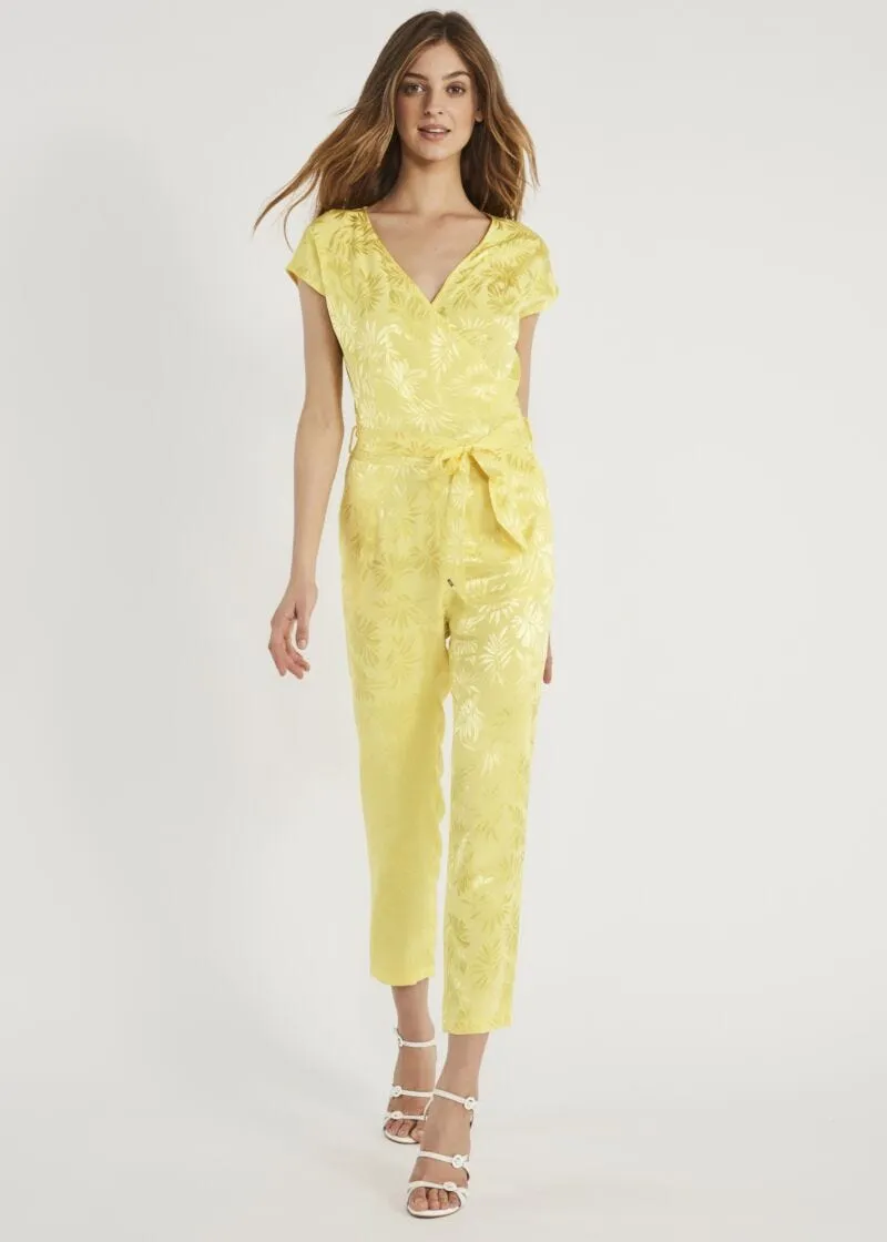 Tuta in viscosa jacquard