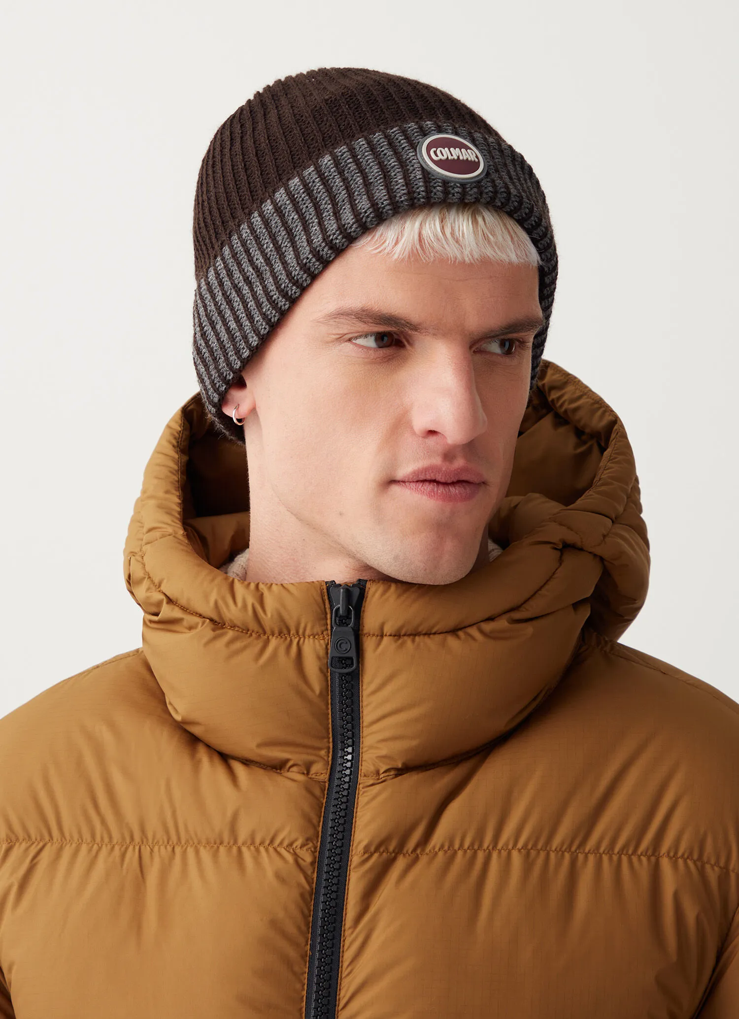 Unisex two-tone hat with vanisè effect