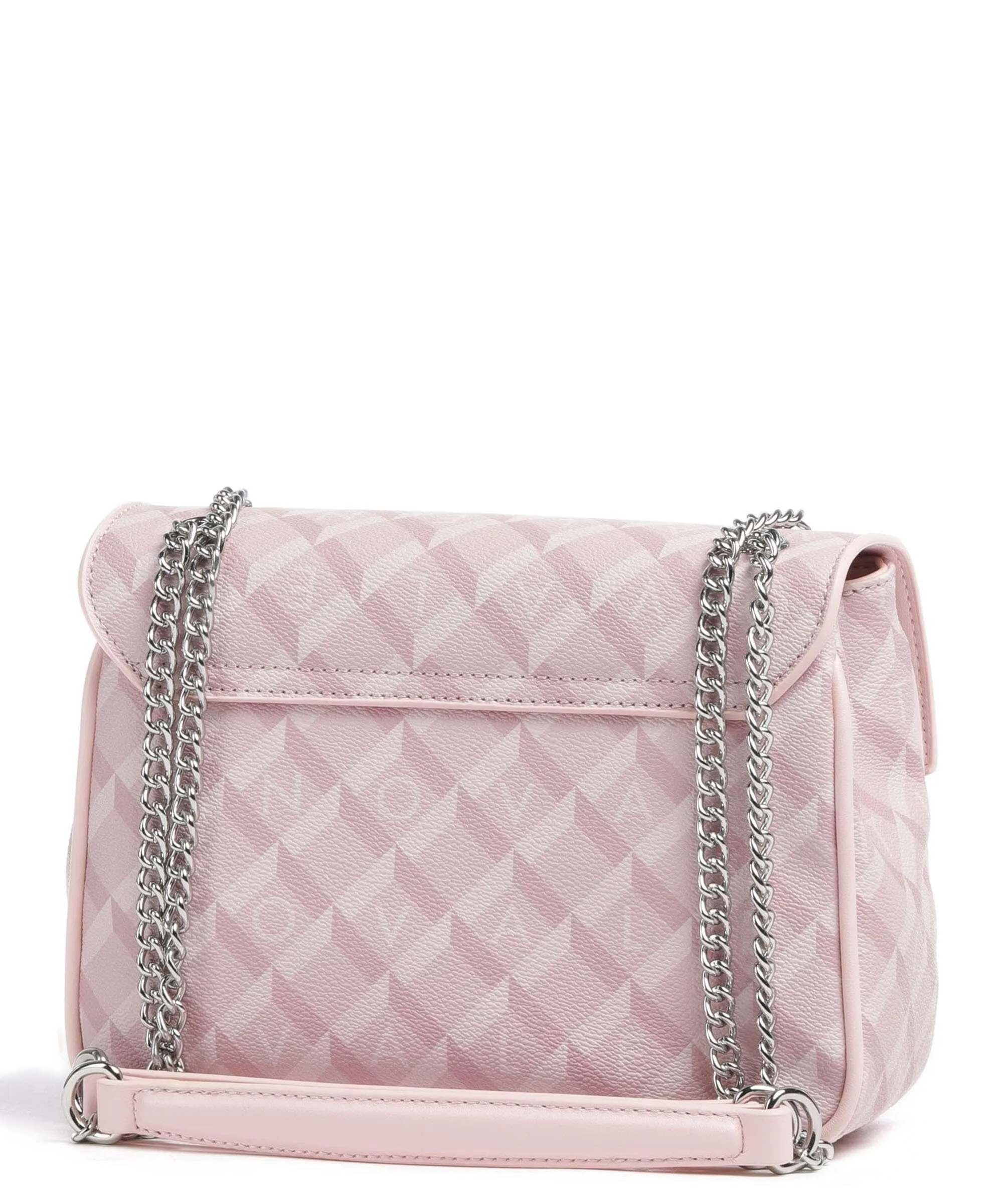  Valentino Bags Barrio Borsa a spalla pelle sintetica rosa  