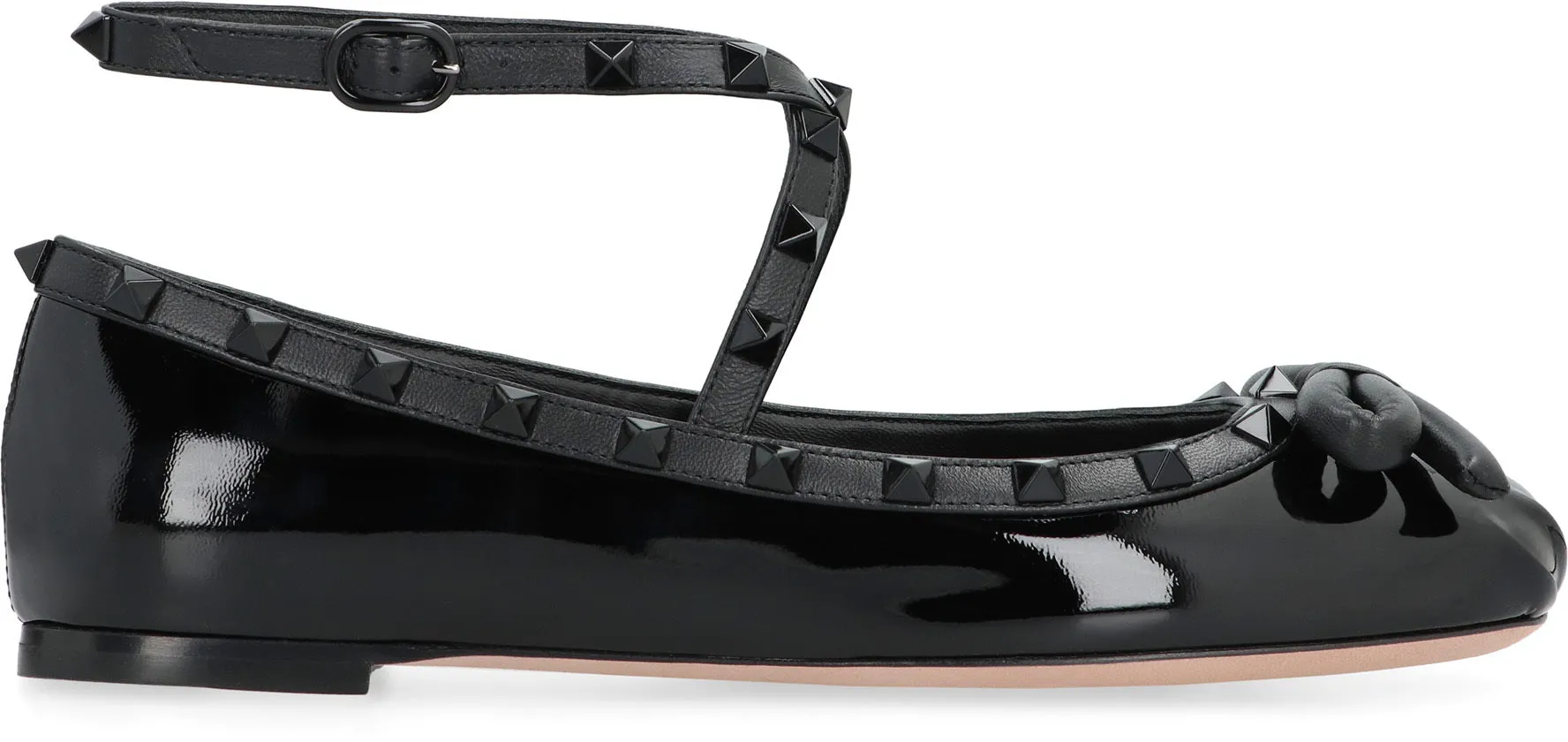 Valentino Valentino Garavani - Ballerine Rockstud in pelle