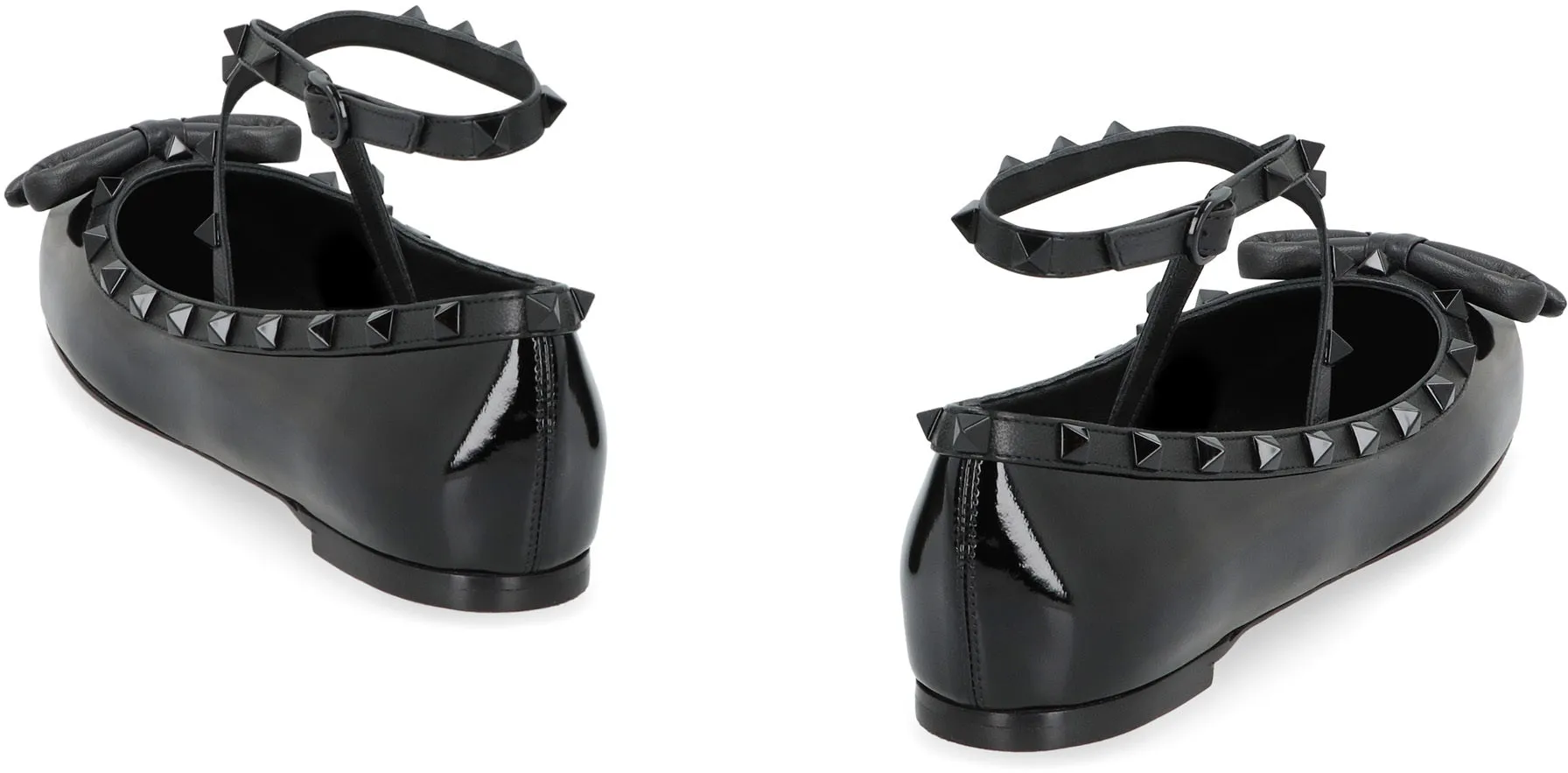 Valentino Valentino Garavani - Ballerine Rockstud in pelle
