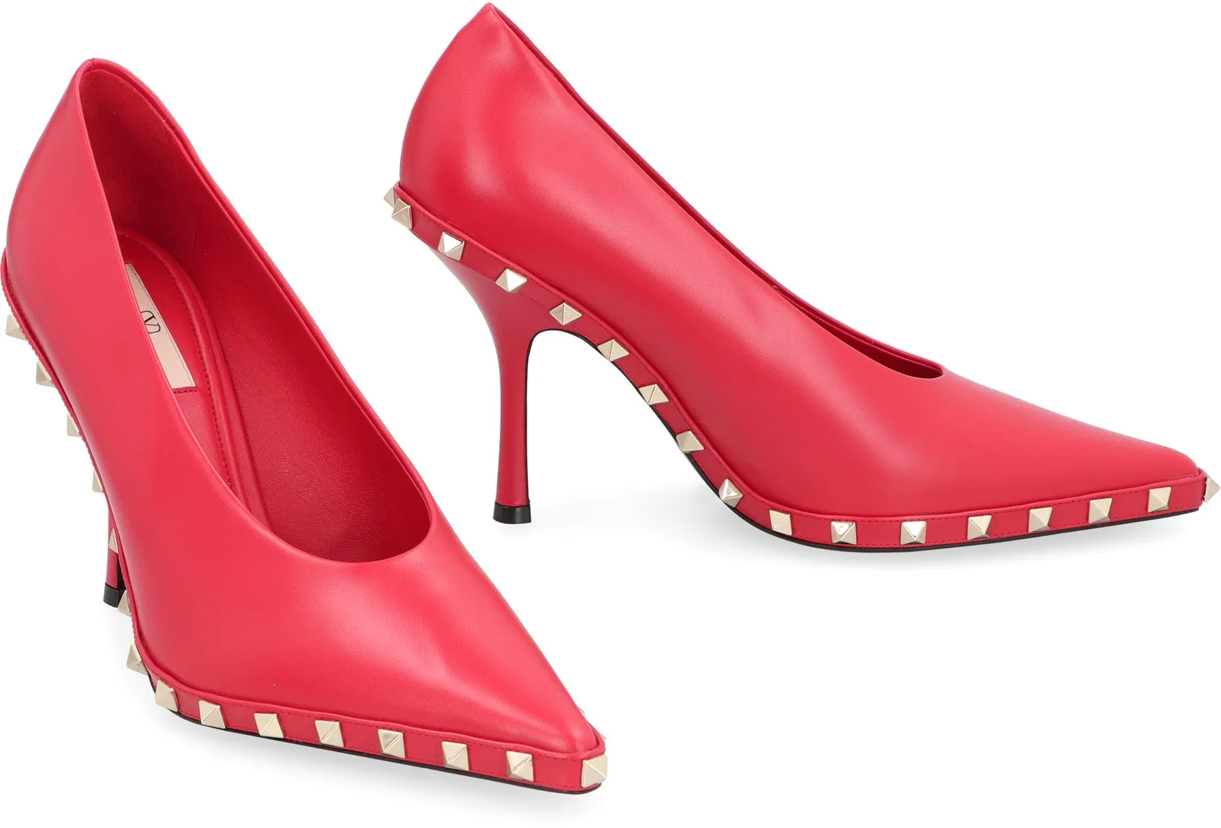 Valentino Valentino Garavani - Décolleté Rockstud in pelle