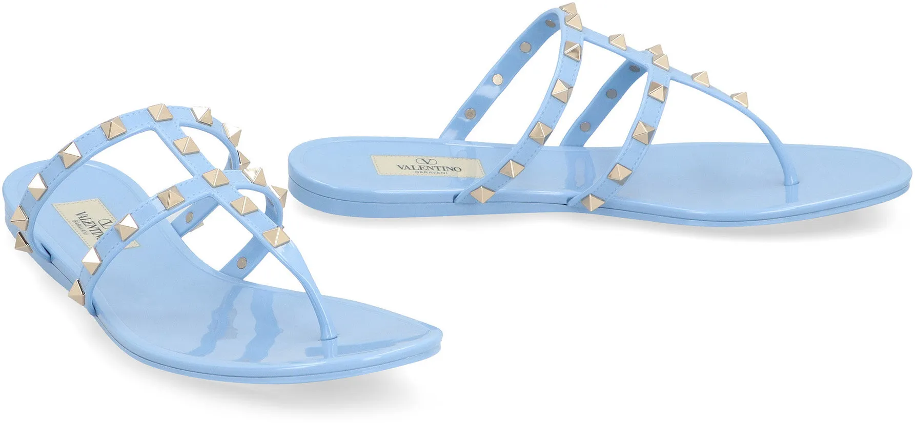 Valentino Valentino Garavani - Sandali infradito Rockstud in gomma