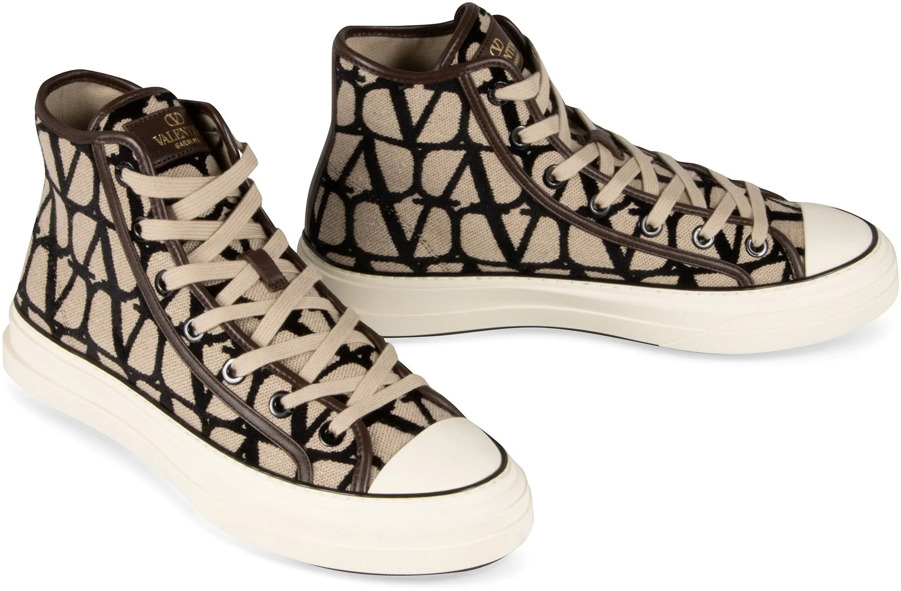 Valentino Valentino Garavani - Sneakers high-top Totaloop in tessuto