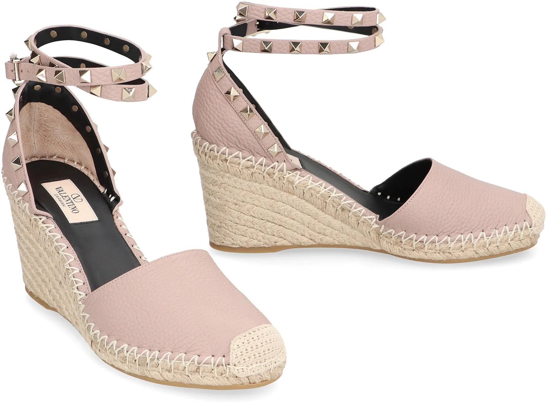 Valentino Valentino Garavani - Zeppe Rockstud in pelle
