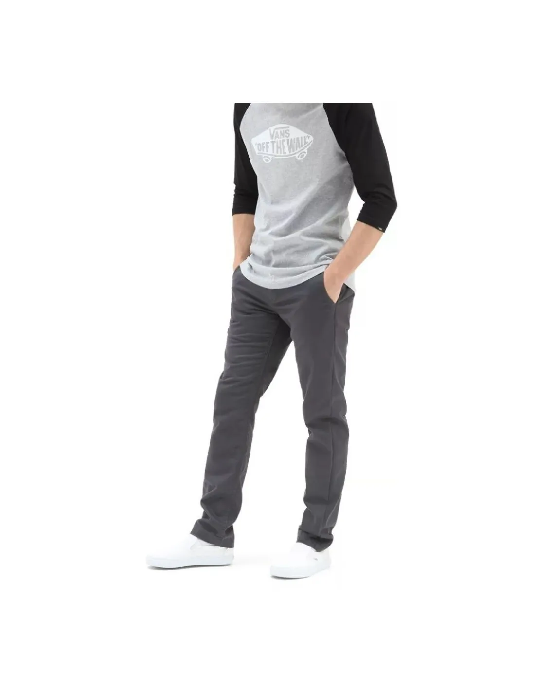 Vans Mn Authentic Chino Slim Pant Asphalt