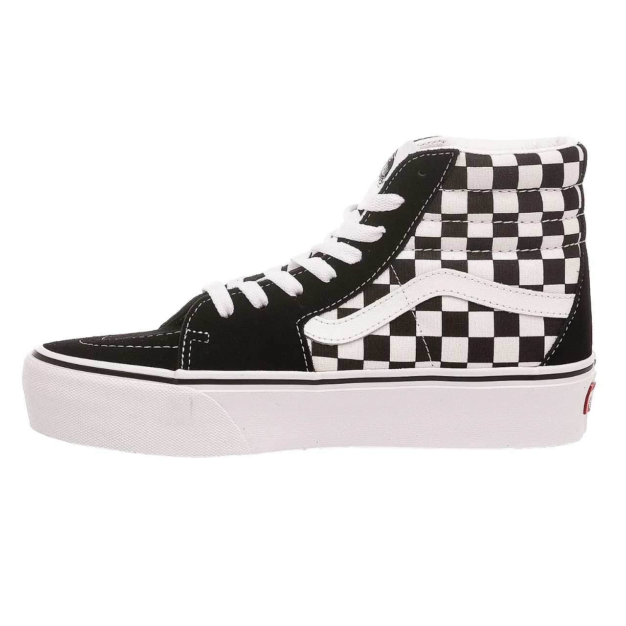 Vans women's high top sneakers with wedge SK8-Hi VN0A3TKNQXH1 black-white
