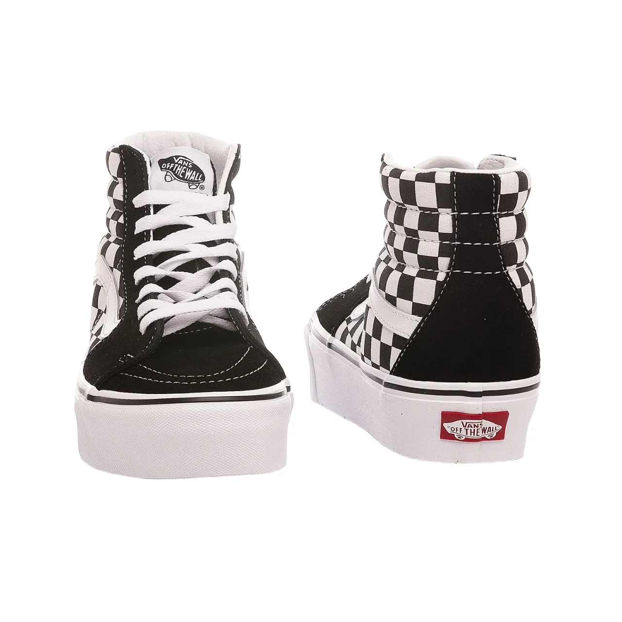Vans women's high top sneakers with wedge SK8-Hi VN0A3TKNQXH1 black-white