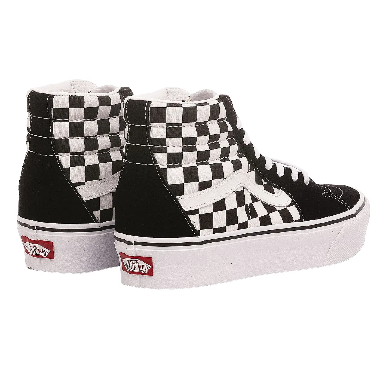 Vans women's high top sneakers with wedge SK8-Hi VN0A3TKNQXH1 black-white