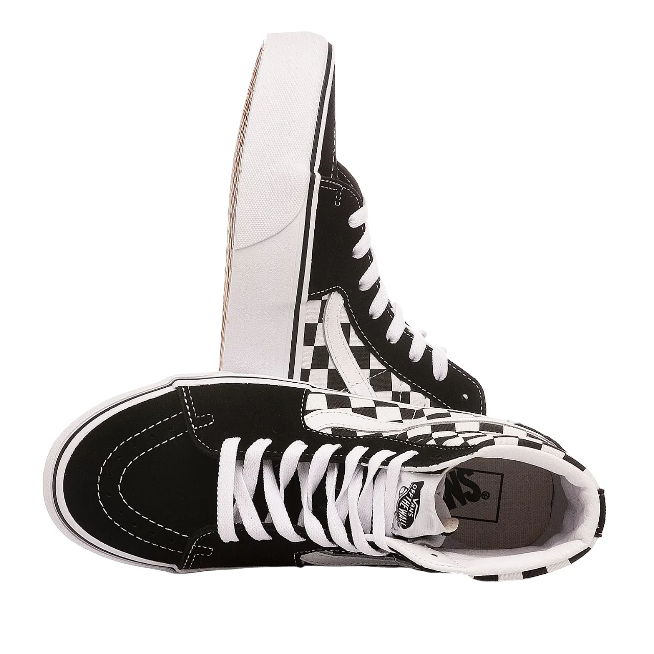 Vans women's high top sneakers with wedge SK8-Hi VN0A3TKNQXH1 black-white