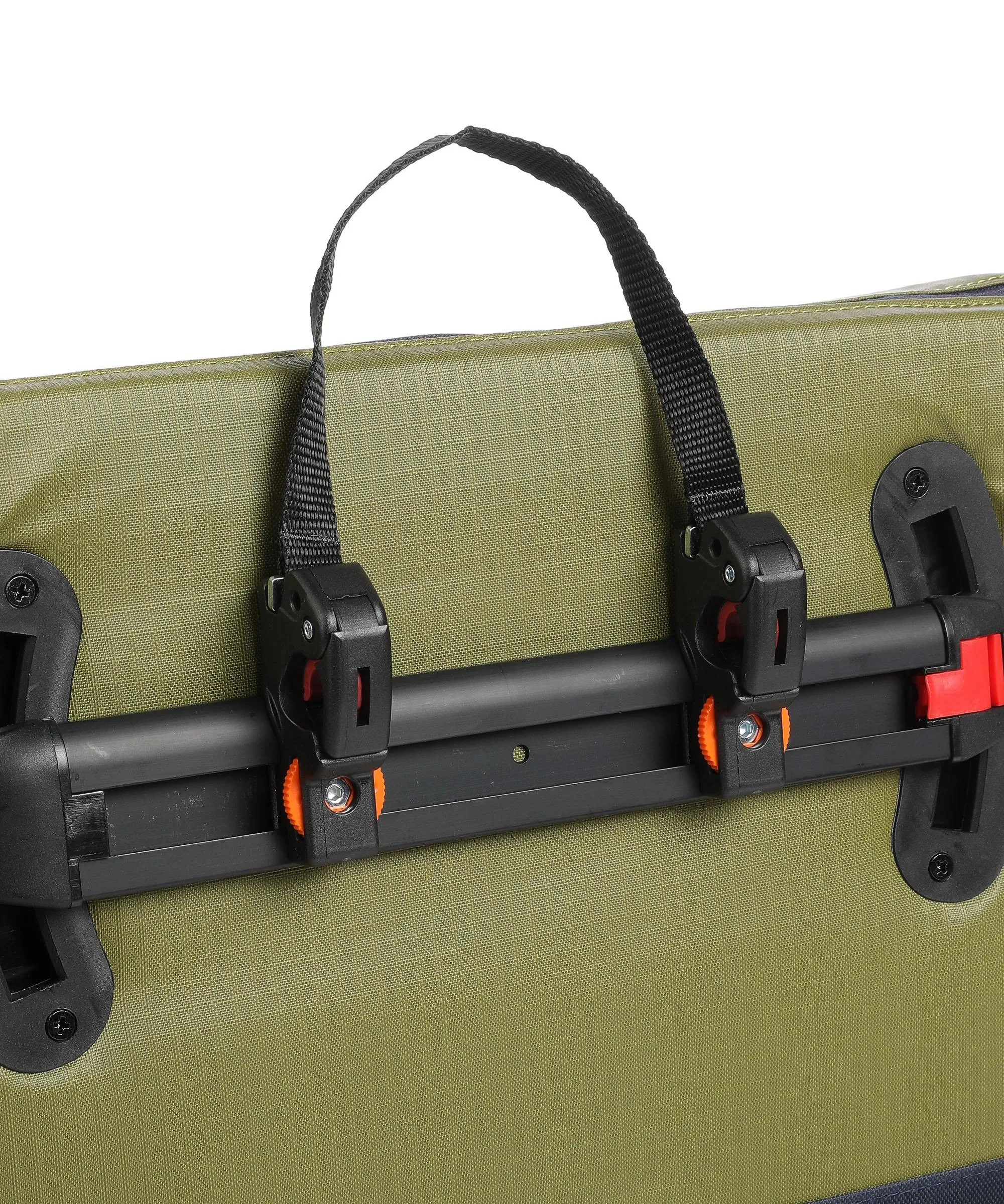  Vaude CityMe Bike Borsa per portapacchi 13″ poliammide, poliestere riciclato blu/verde  