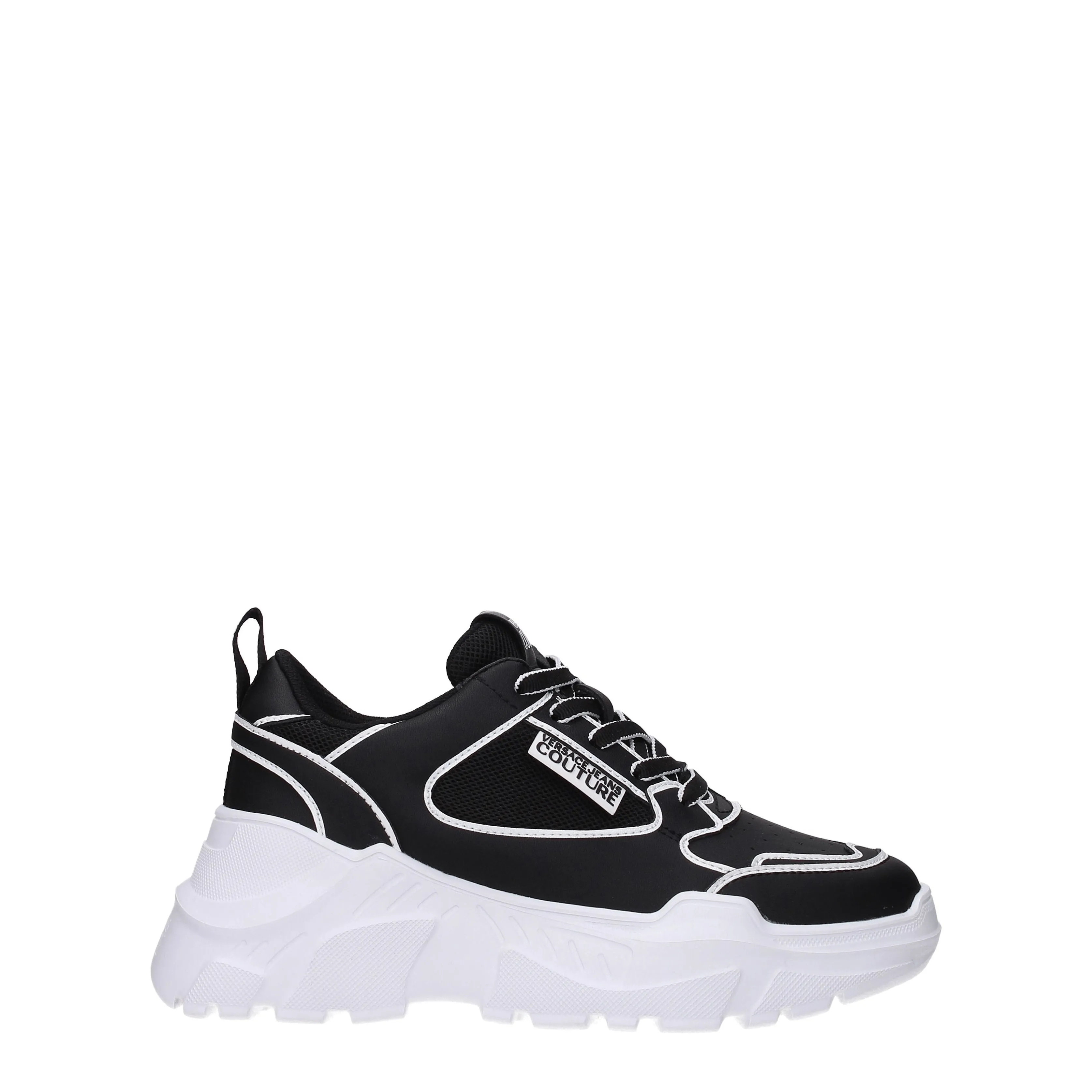 Versace Jeans Sneakers Couture Donna Pelle Nero/Bianco