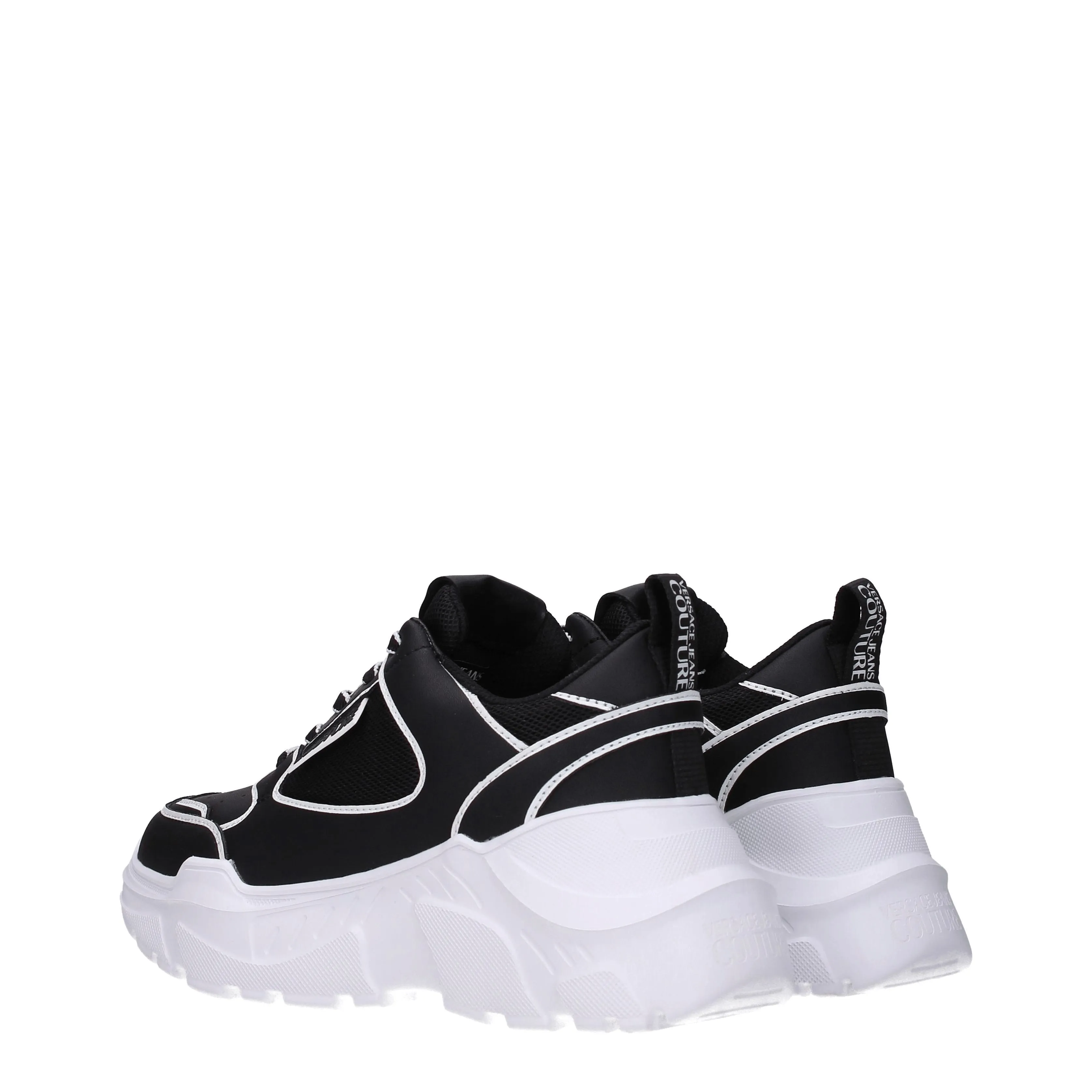 Versace Jeans Sneakers Couture Donna Pelle Nero/Bianco
