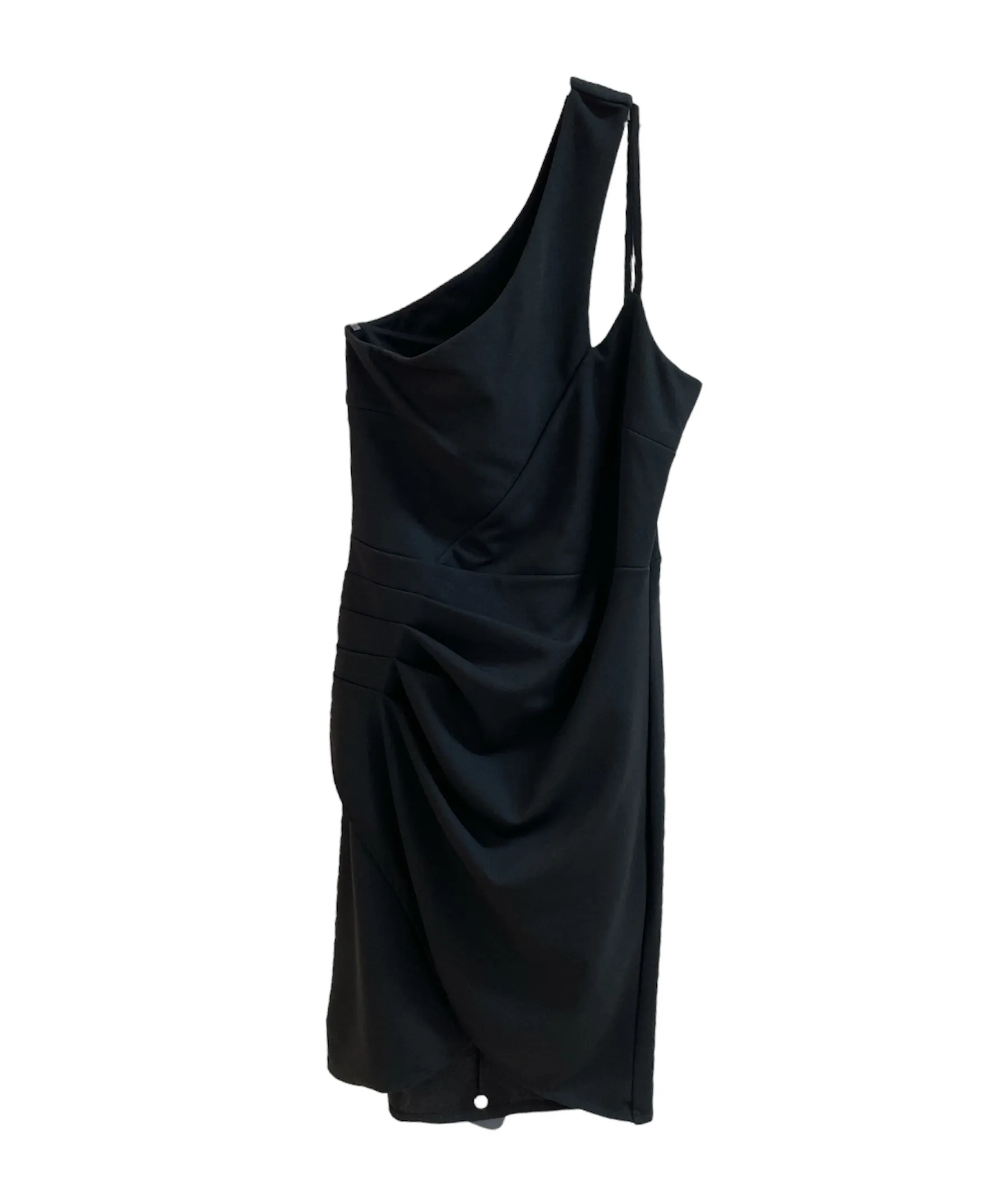 Vestito donna monospalla BDAK100 nero