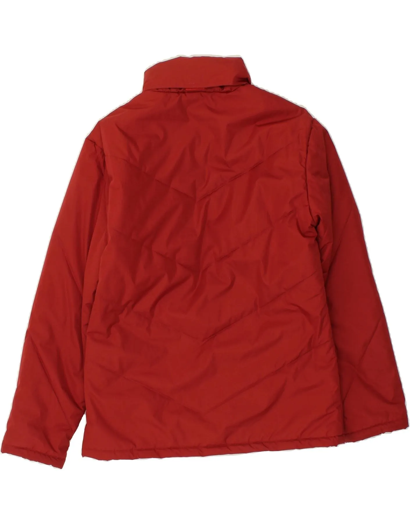 VINTAGE Womens Loose Fit Padded Jacket UK 10 Small Red