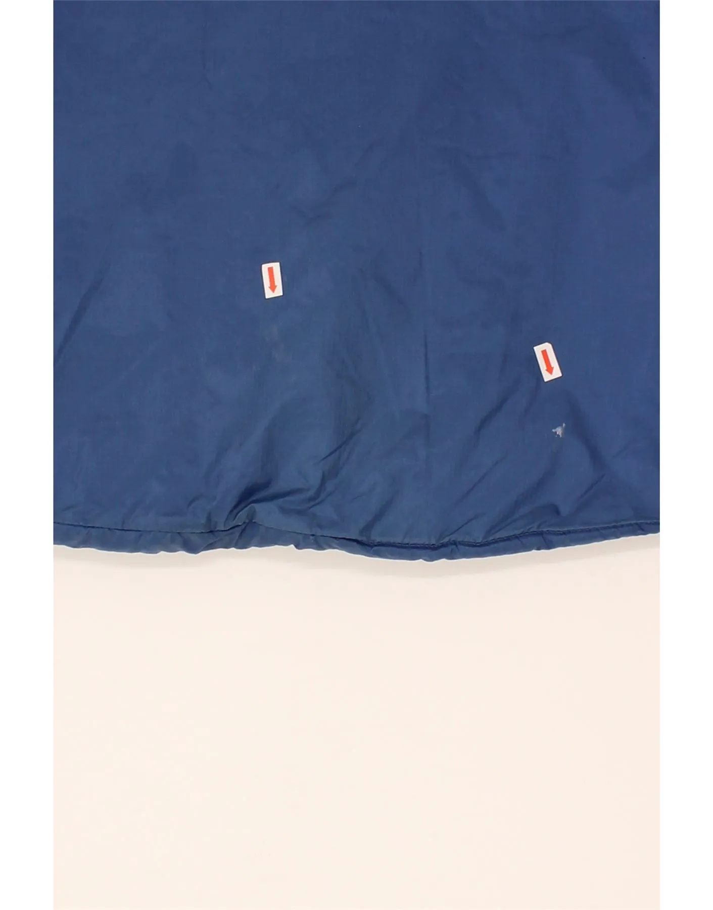 VINTAGE Womens Sleeveless Windbreaker Jacket UK 18 XL Blue Polyester