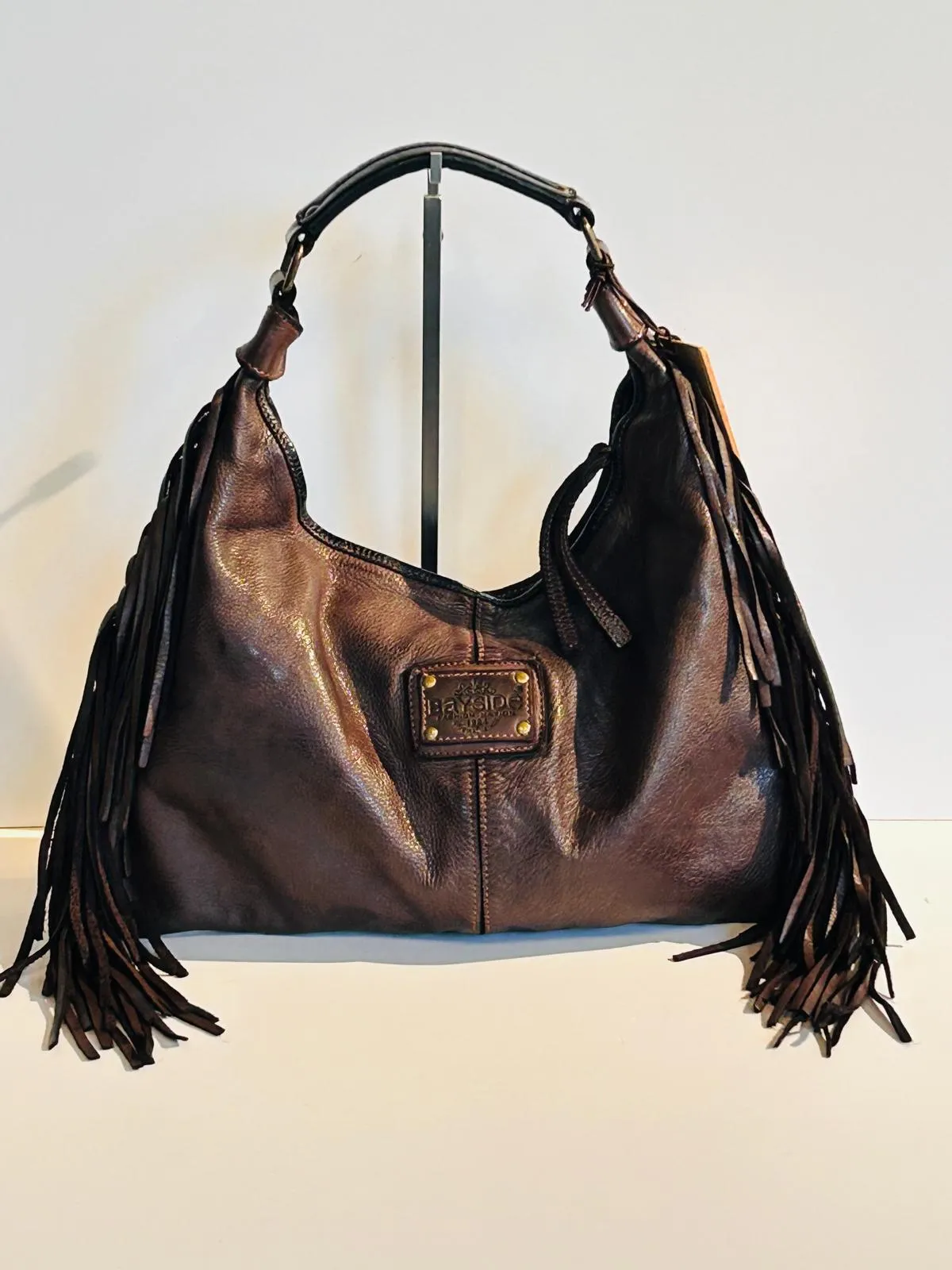 W4-771 Borsa Frange Testa Di Moro  