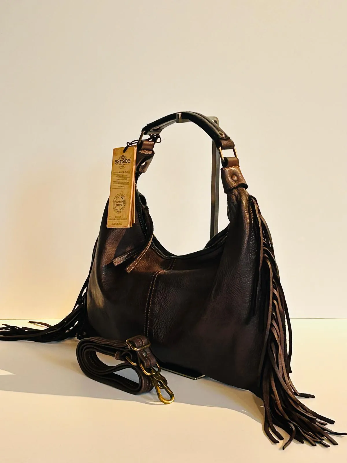 W4-771 Borsa Frange Testa Di Moro  