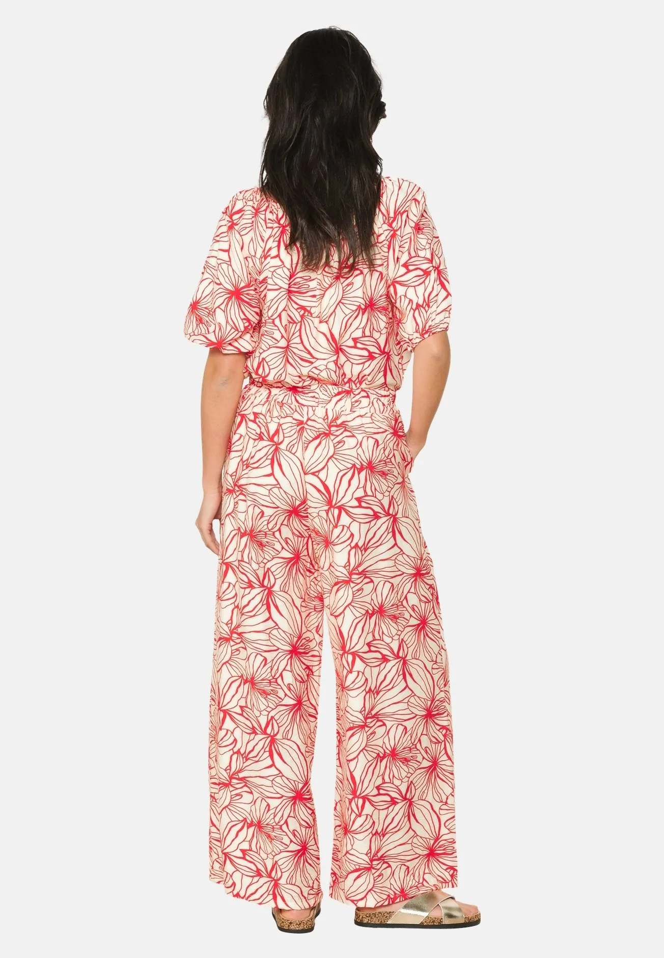 WITH FLORAL PRINT - Pantaloni