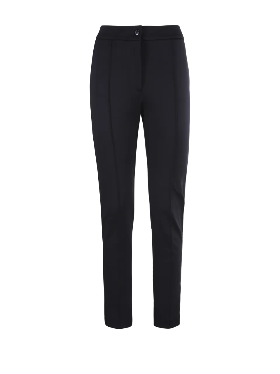 WOMAN MONCLER BLACK ELASTANE TROUSERS
