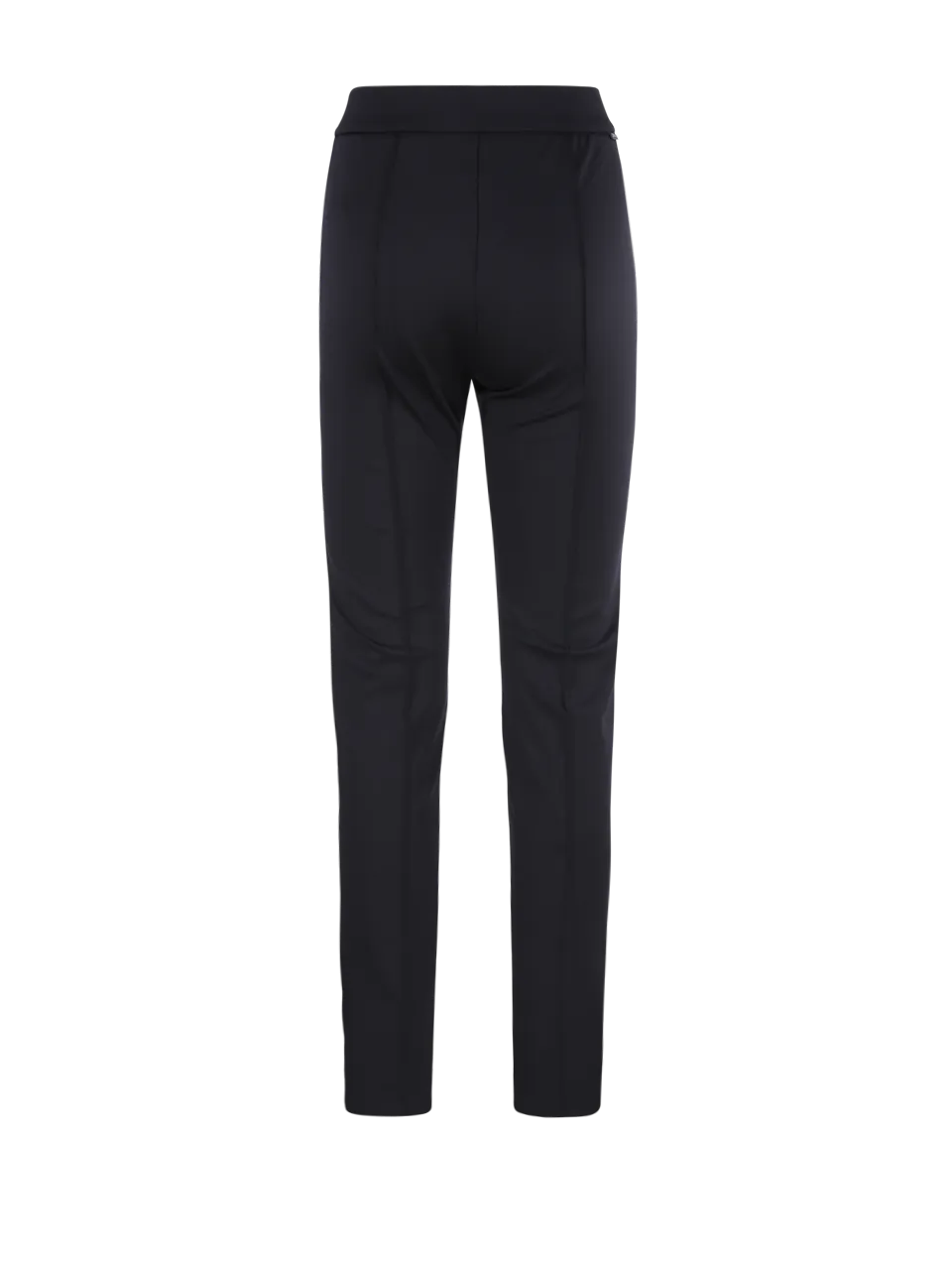 WOMAN MONCLER BLACK ELASTANE TROUSERS