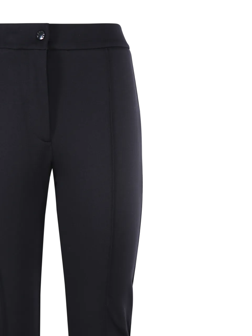 WOMAN MONCLER BLACK ELASTANE TROUSERS
