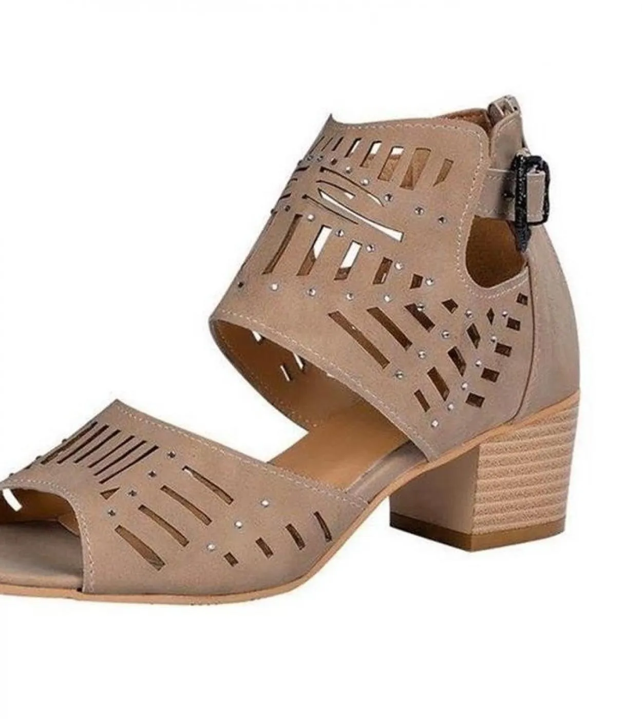 Womens Shoes Sandals  Gladiator Square Heel Sandal  Gladiator Peep Toe Platform  Womens Sandals