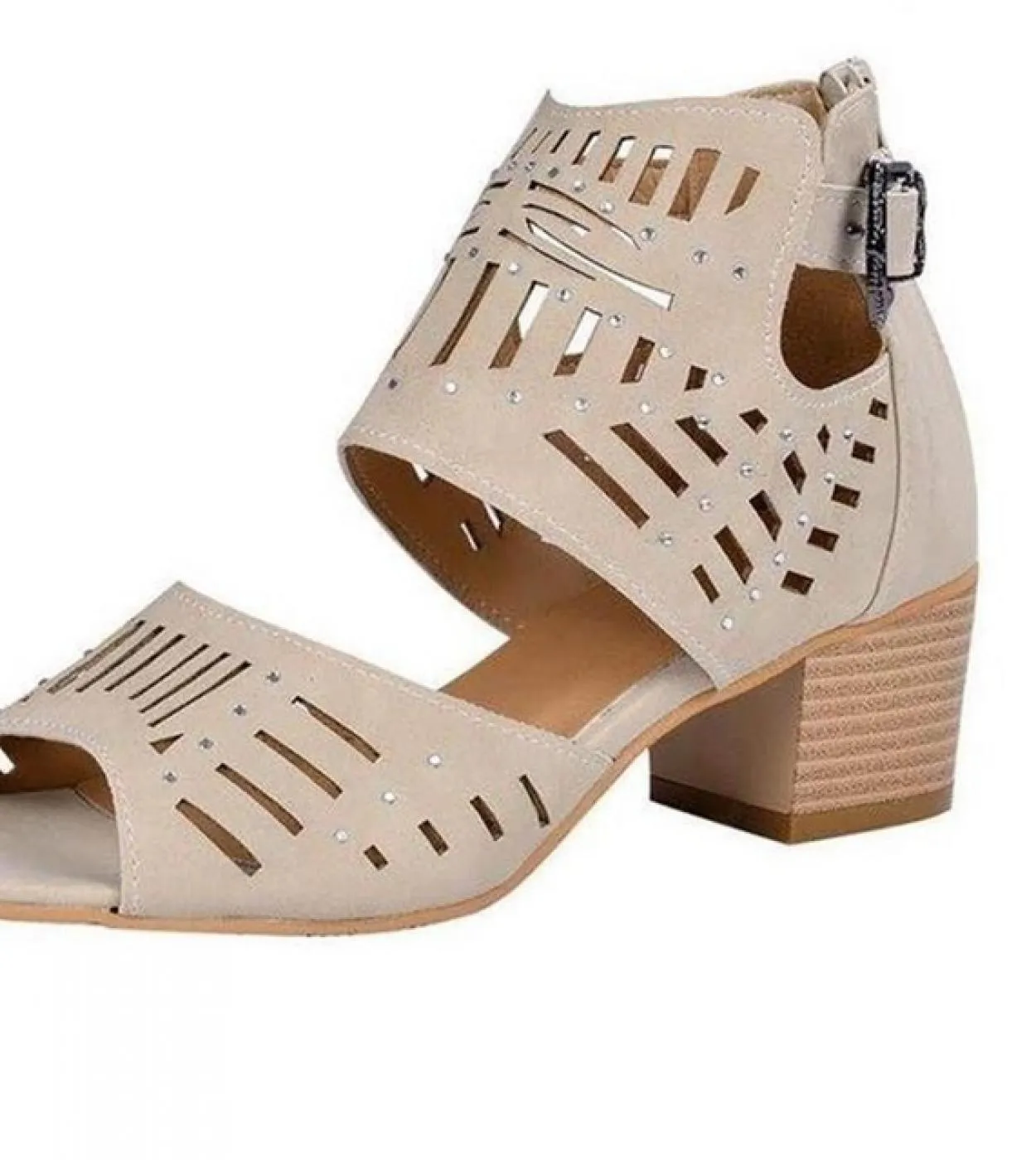 Womens Shoes Sandals  Gladiator Square Heel Sandal  Gladiator Peep Toe Platform  Womens Sandals