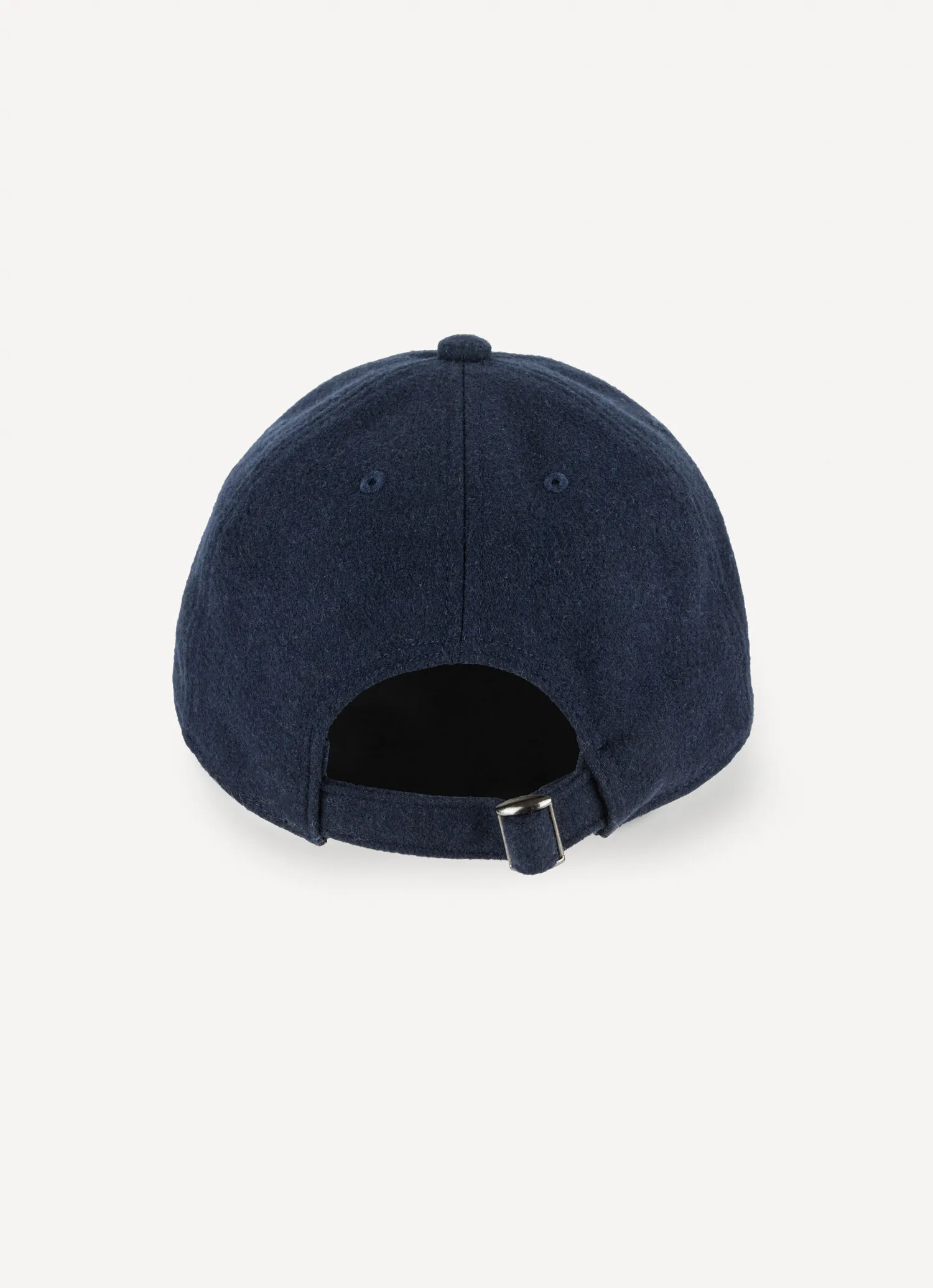 Wool unisex hat with peak