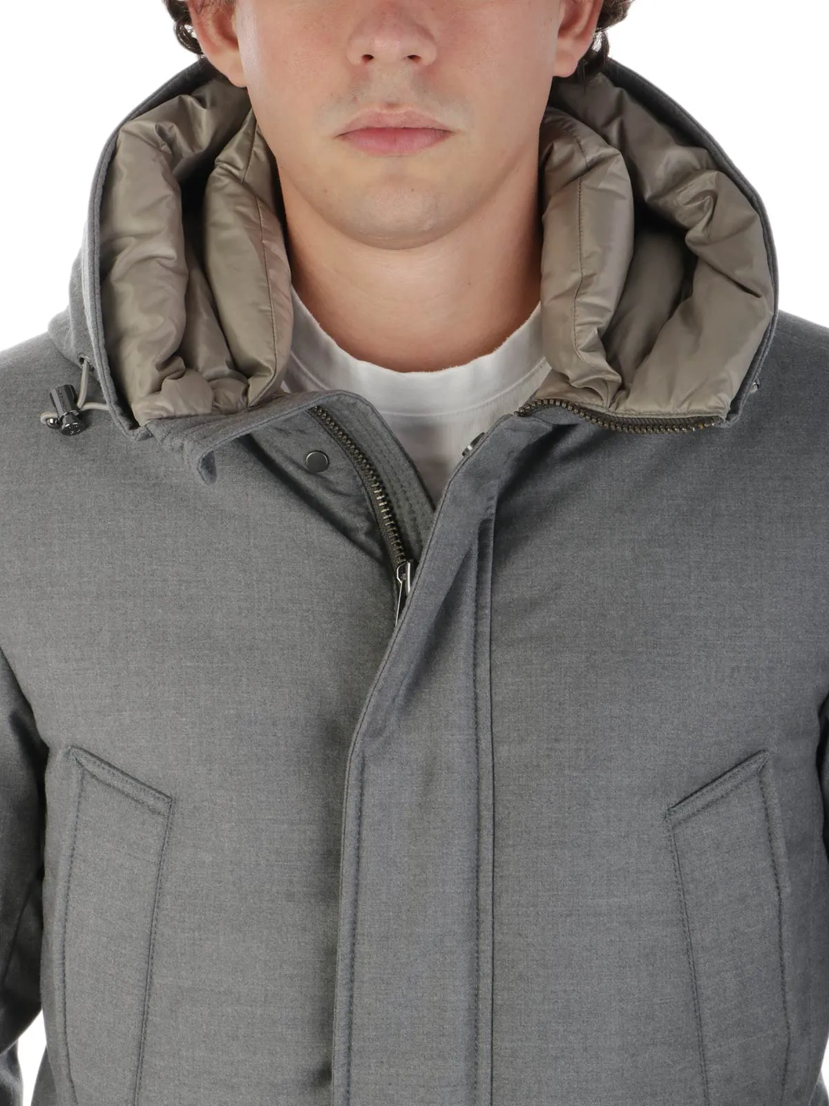 WOOLRICH ---------- Parka Uomo Luxe in Tessuto Loro Piana ---------