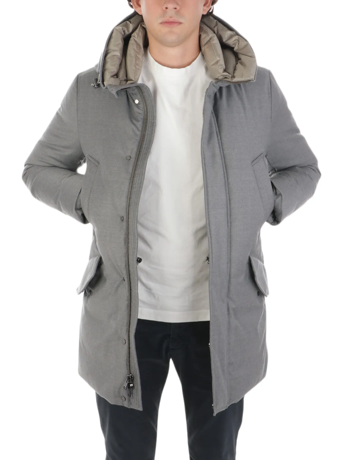 WOOLRICH ---------- Parka Uomo Luxe in Tessuto Loro Piana ---------