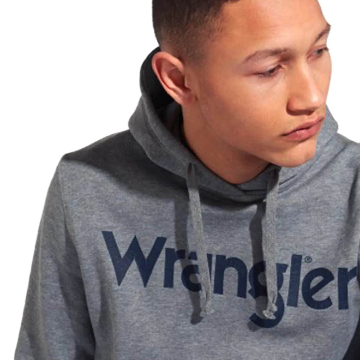 Wrangler felpa grey marl uomo grigio